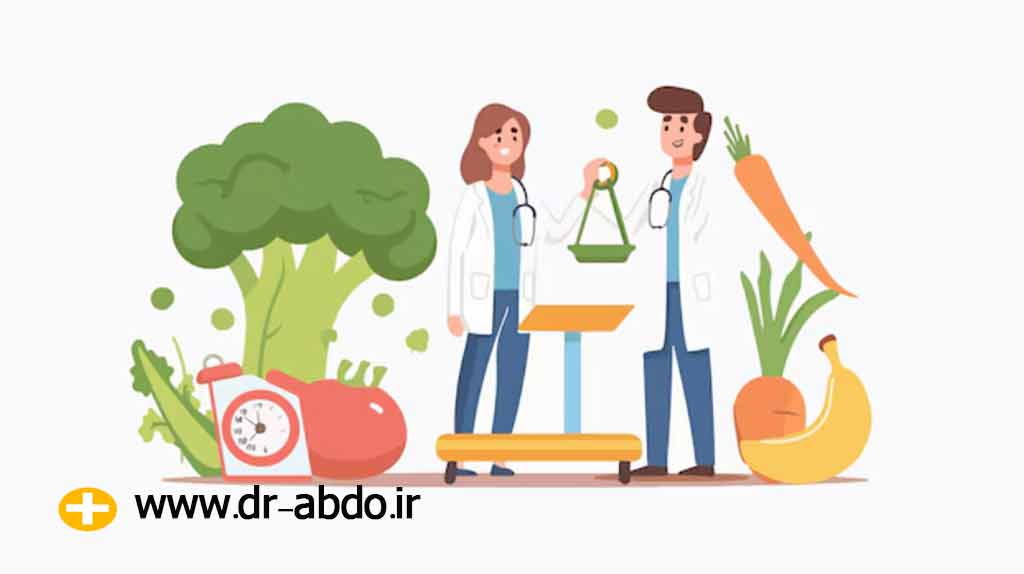 ارزیابی تغذیه و مشاوره با متخصص تغذیه