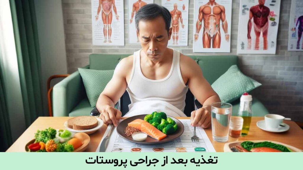 تغذیه بعد از جراحی پروستات